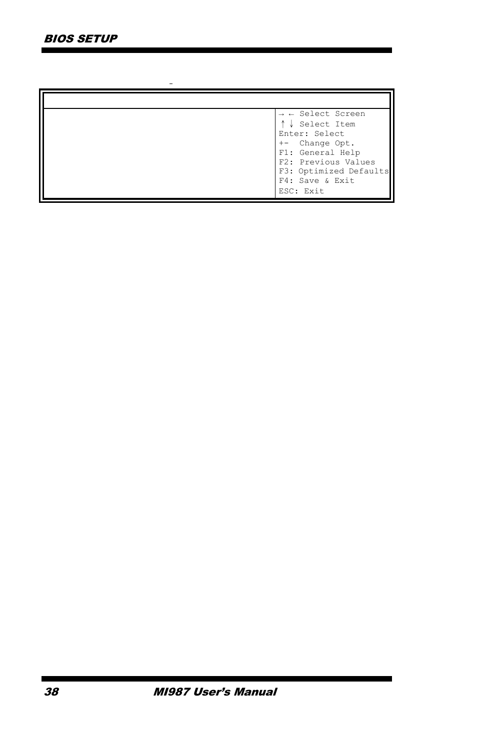 Pch azalia configuration, Bios setup, Mi987 user’s manual | IBASE MI987 User Manual | Page 42 / 68