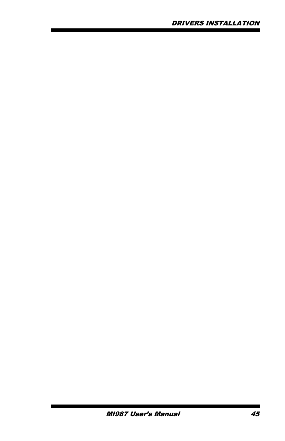 Drivers installation | IBASE MI987 User Manual | Page 49 / 68