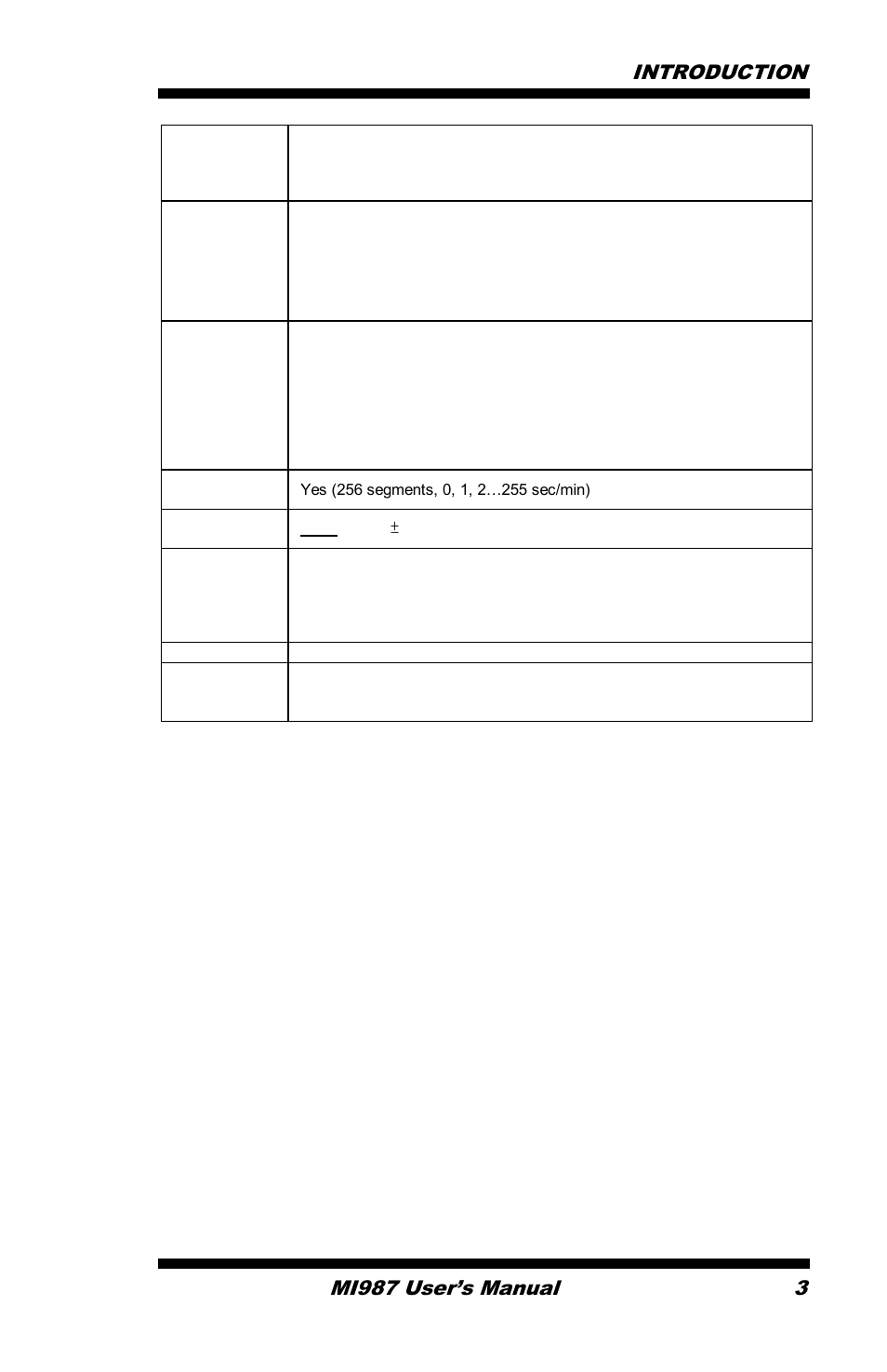 Introduction mi987 user’s manual 3 | IBASE MI987 User Manual | Page 7 / 68