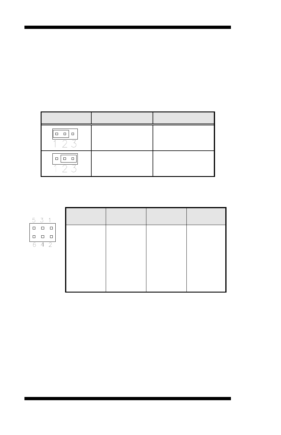 Jp5: clear cmos contents, Jp1, jp2, jp3: rs232/422/485 (com2) selection | IBASE MI950 User Manual | Page 14 / 68