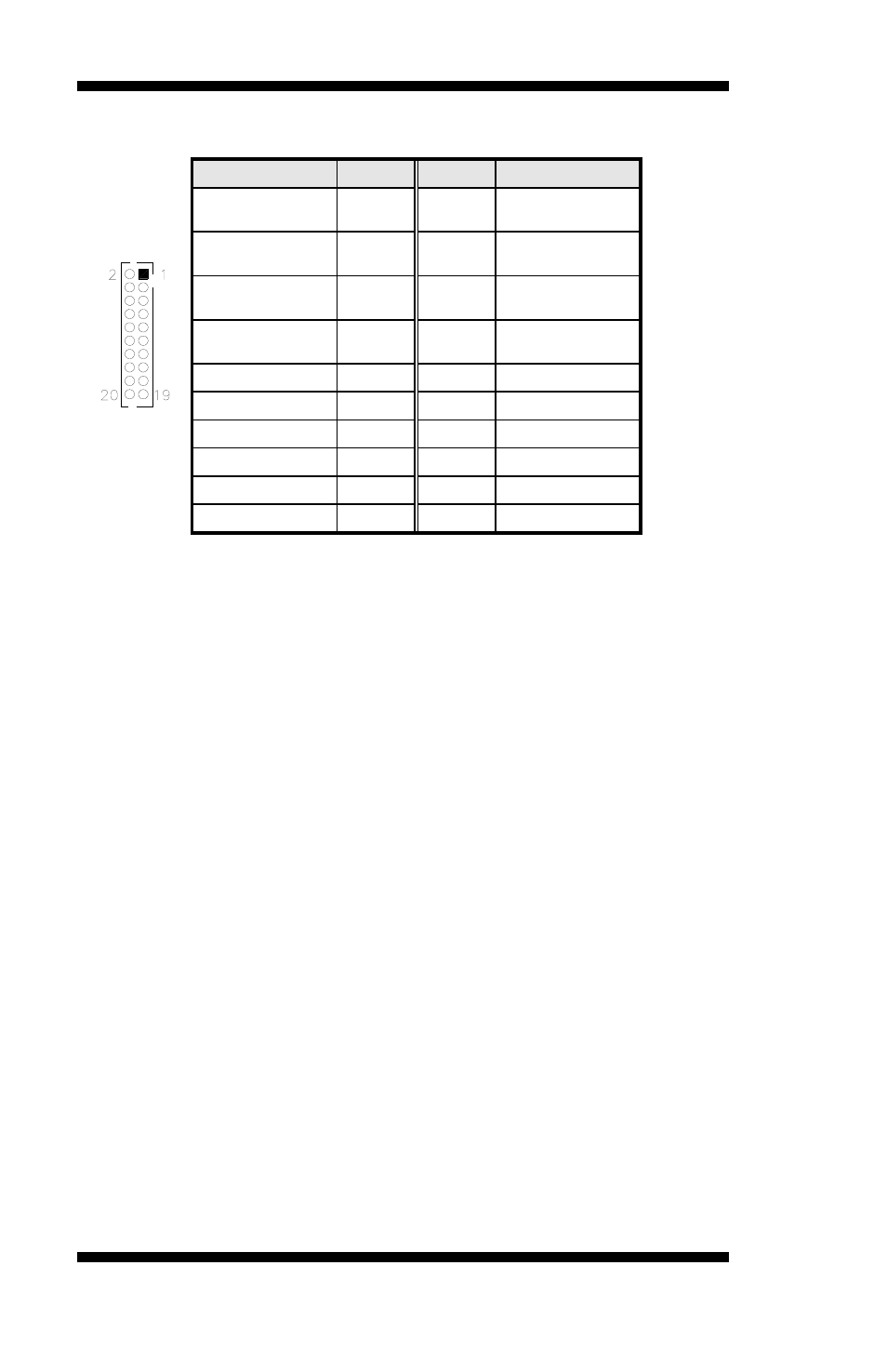 J10: com3, com4 serial port (df11 connector) | IBASE MI950 User Manual | Page 22 / 68