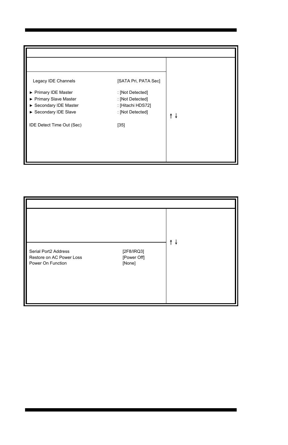 Bios setup 26, Mi941 user’s manual, Advanced | Ide configuration, Configure win627dhg super io chipset | IBASE MI941 User Manual | Page 30 / 64