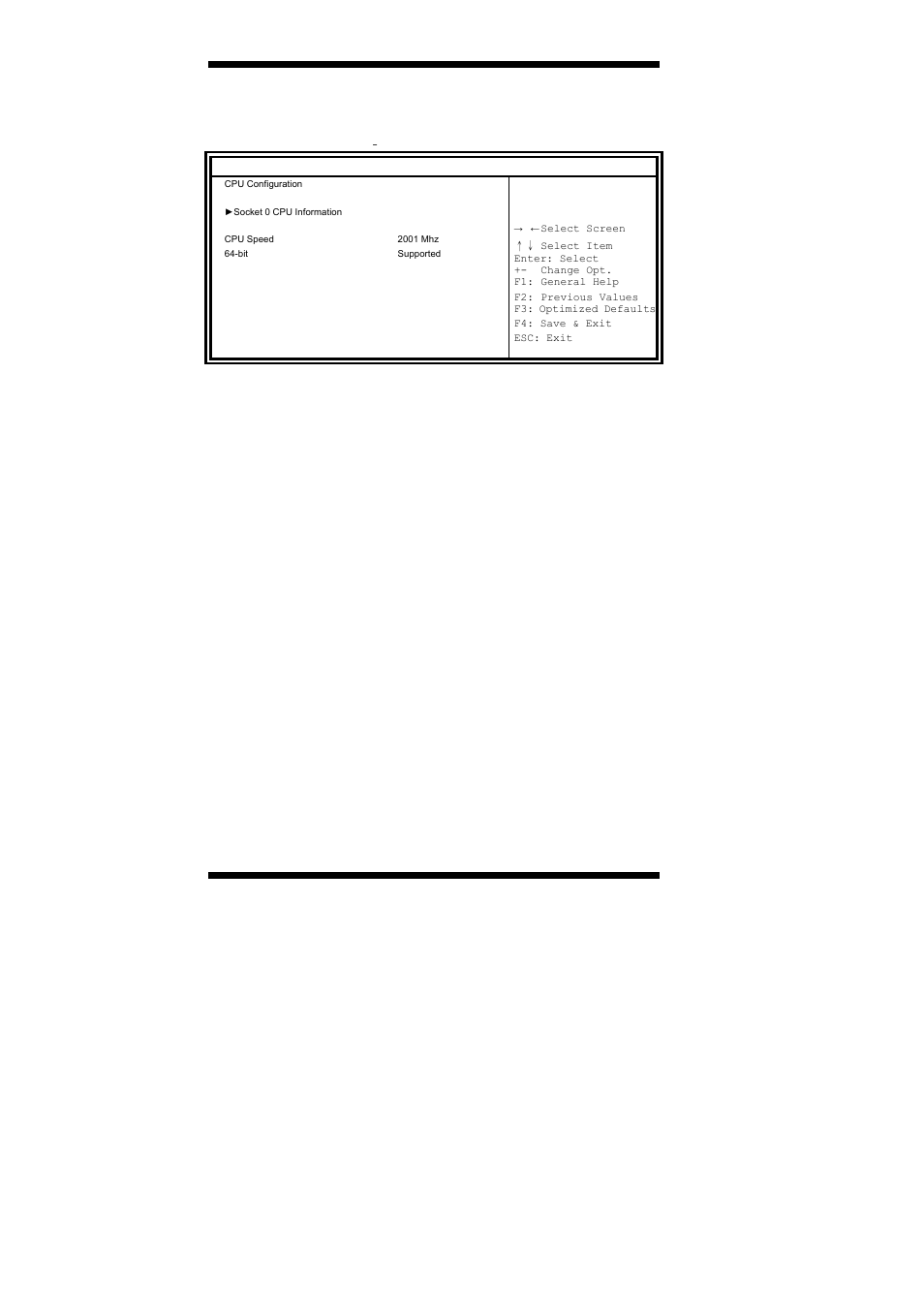 Socket 0 cpu information, Bios setup, Mi805 user’s manual | Socket specific cpu information | IBASE MI805 User Manual | Page 40 / 60