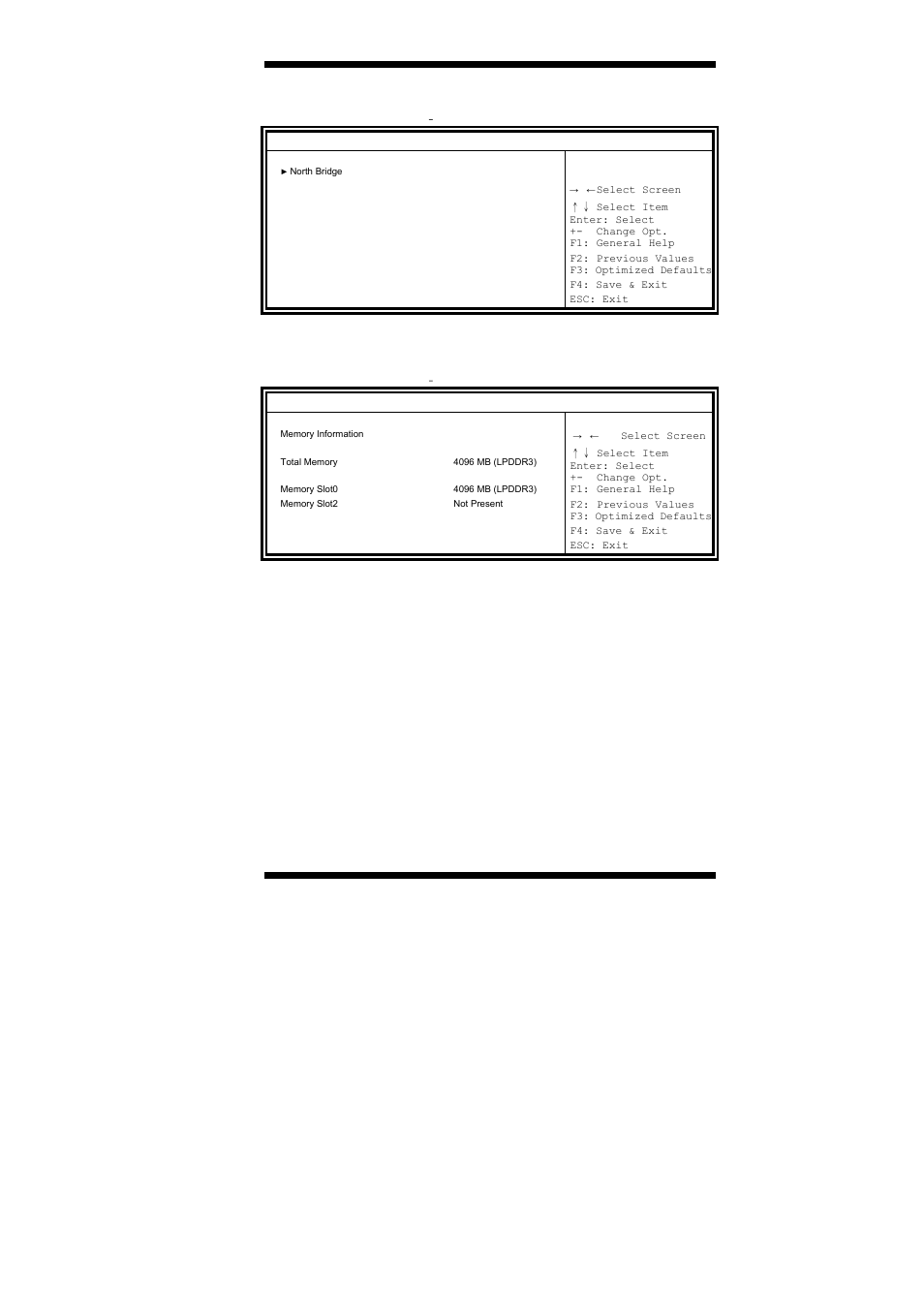 Chipset settings, North bridge | IBASE MI805 User Manual | Page 43 / 60