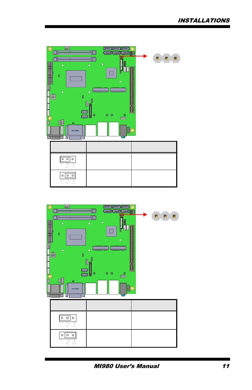 IBASE MI980 User Manual | Page 15 / 81