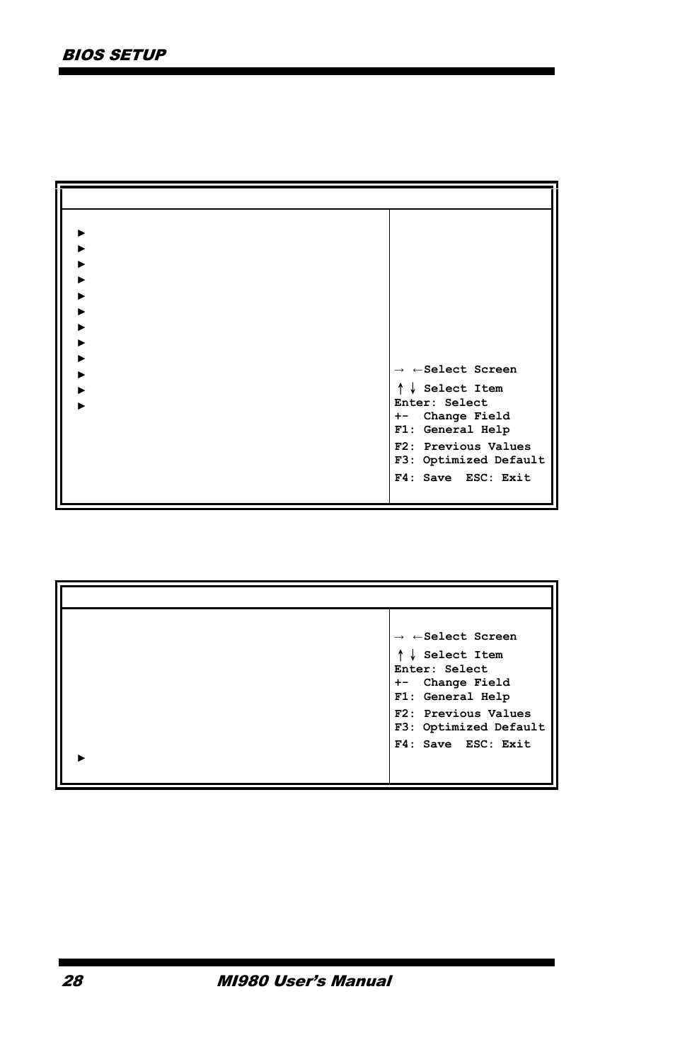 Advanced settings, Pci subsystem settings, Bios setup | Mi980 user’s manual, Advanced | IBASE MI980 User Manual | Page 32 / 81