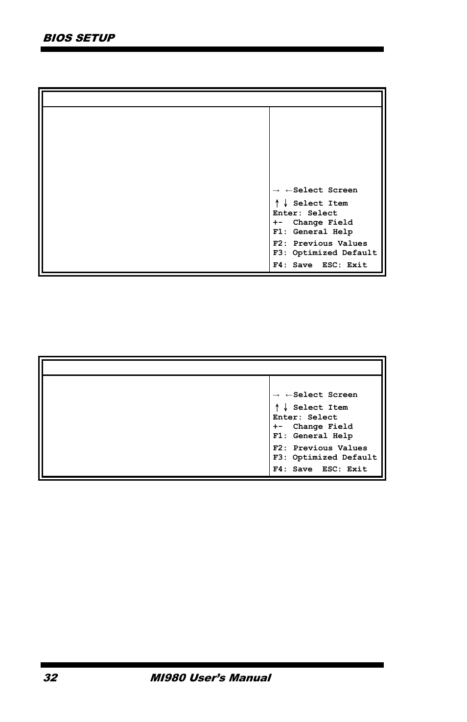 Wake up event settings, Trusted computing, Bios setup | Mi980 user’s manual | IBASE MI980 User Manual | Page 36 / 81