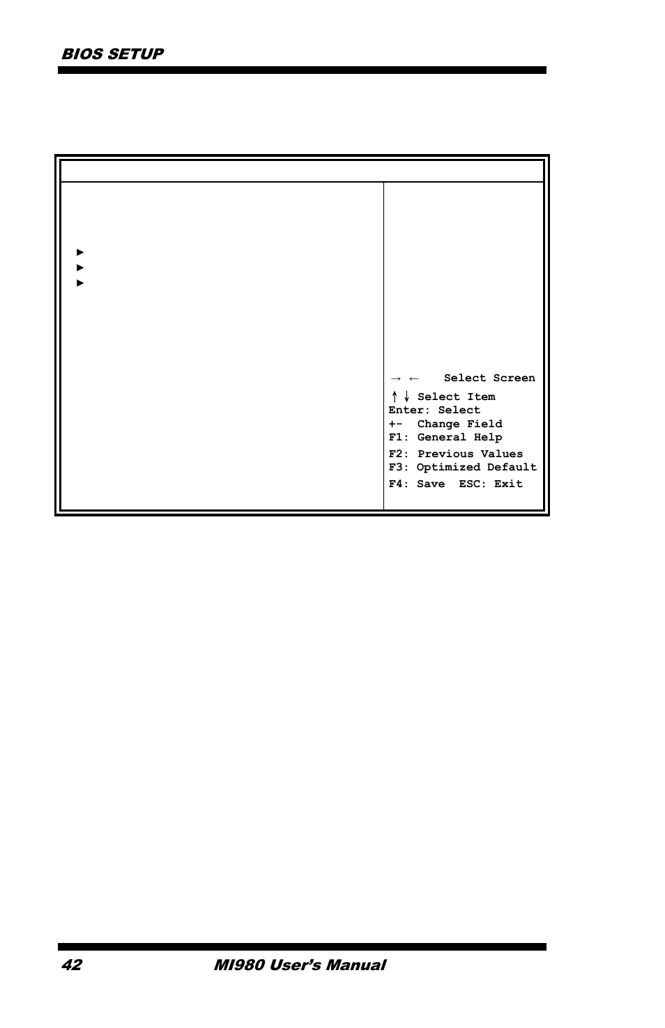 Pch lan controller enable or disable onboard nic, Bios setup, Mi980 user’s manual | Chipset | IBASE MI980 User Manual | Page 46 / 81