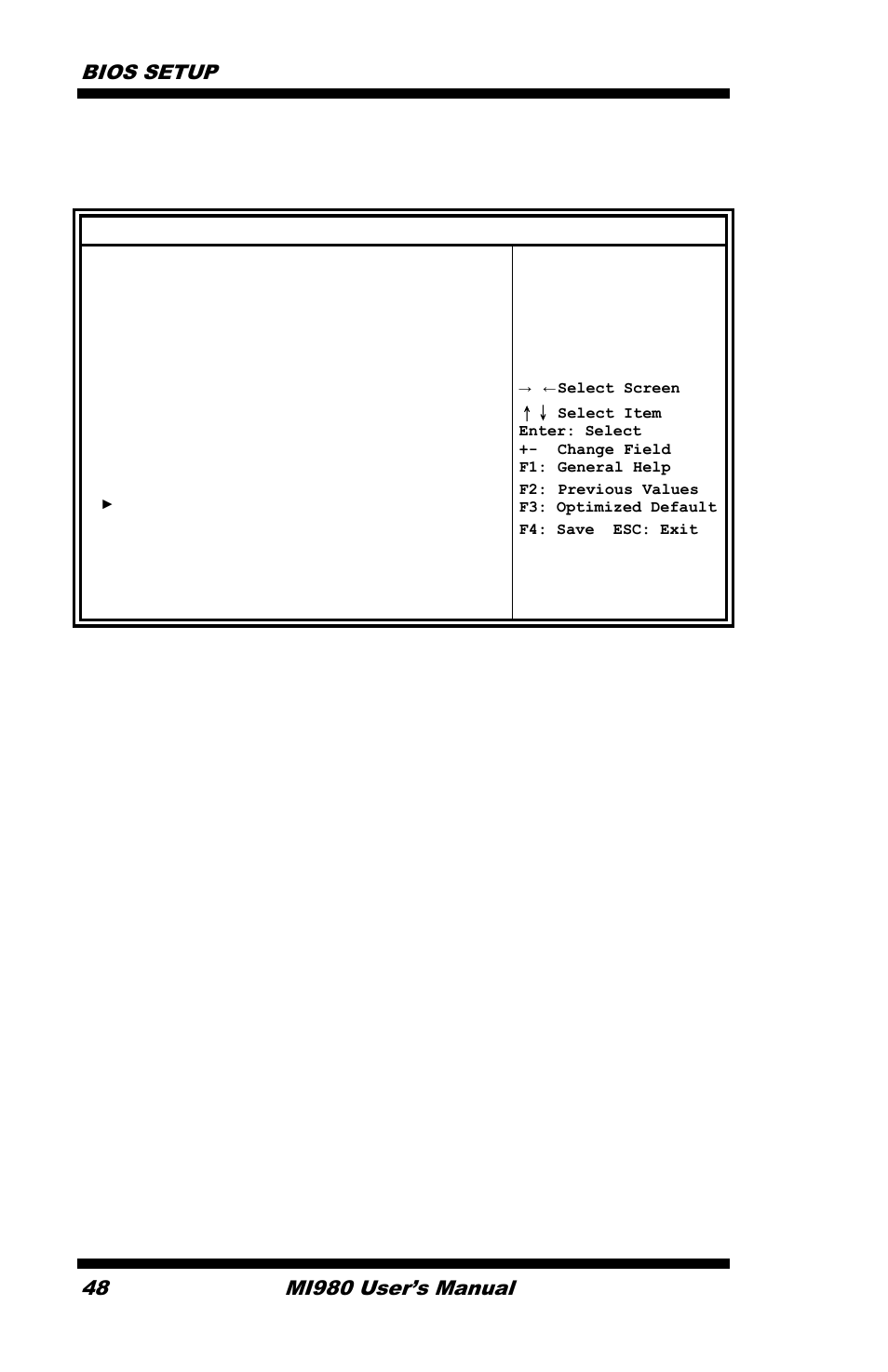 Boot settings, Quiet boot enables/disables quiet boot option, Boot option priorities sets the system boot order | Bios setup, Mi980 user’s manual | IBASE MI980 User Manual | Page 52 / 81