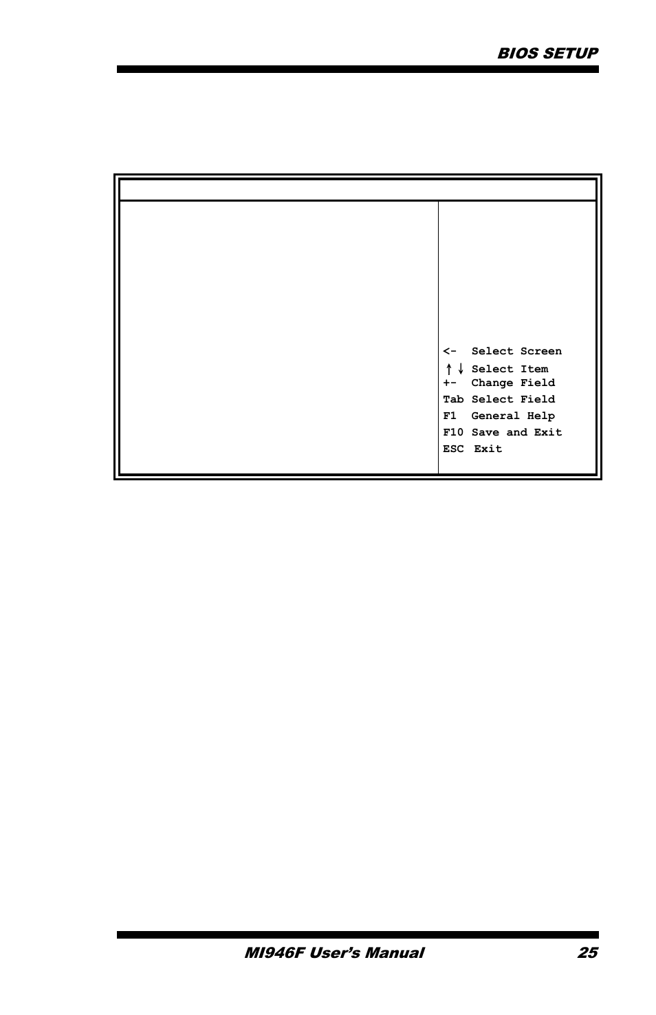 Main bios setup | IBASE MI946 User Manual | Page 29 / 78