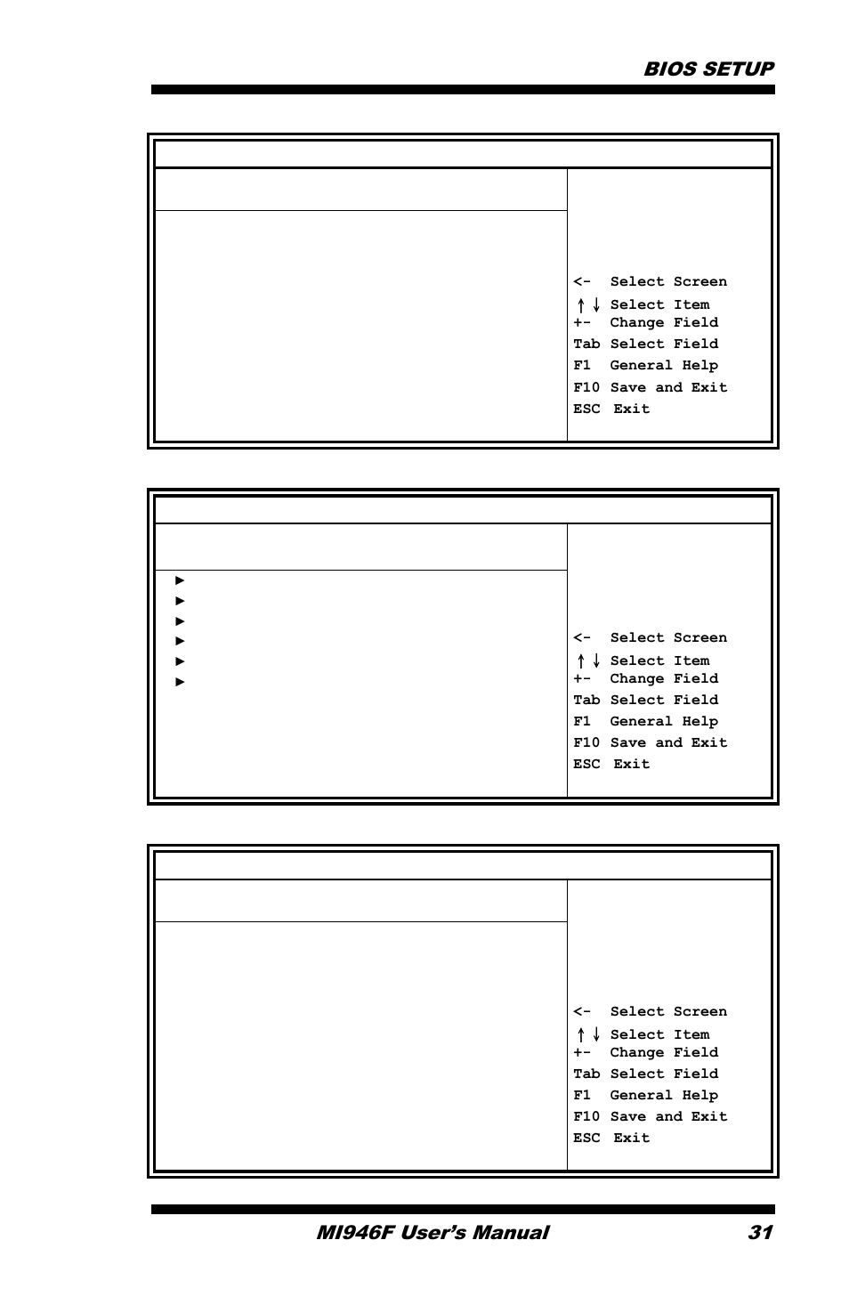 Advanced, South bridge acpi configuration, Ahci settings ahci bios support [enabled | Apm configuration | IBASE MI946 User Manual | Page 35 / 78