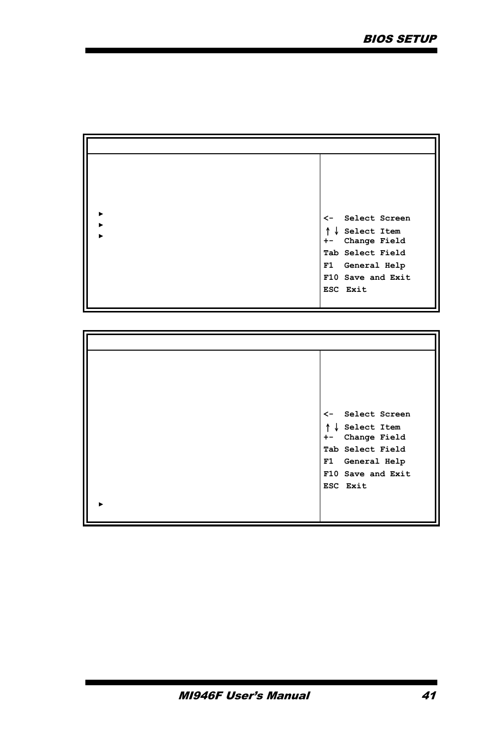 Advanced chipset settings | IBASE MI946 User Manual | Page 45 / 78