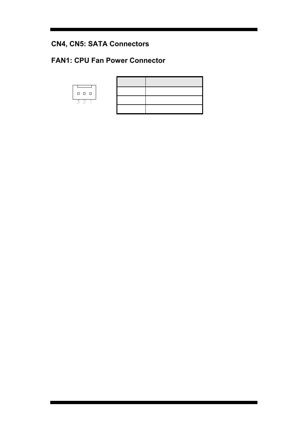 Cn4, cn5: sata connectors, Fan1: cpu fan power connector | IBASE MI889 User Manual | Page 23 / 66