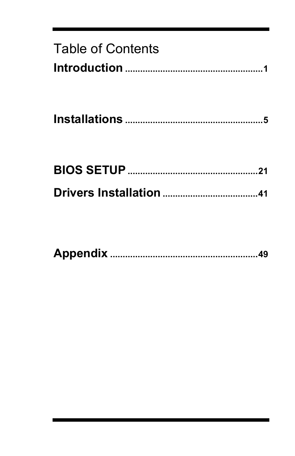 IBASE MI889 User Manual | Page 3 / 66