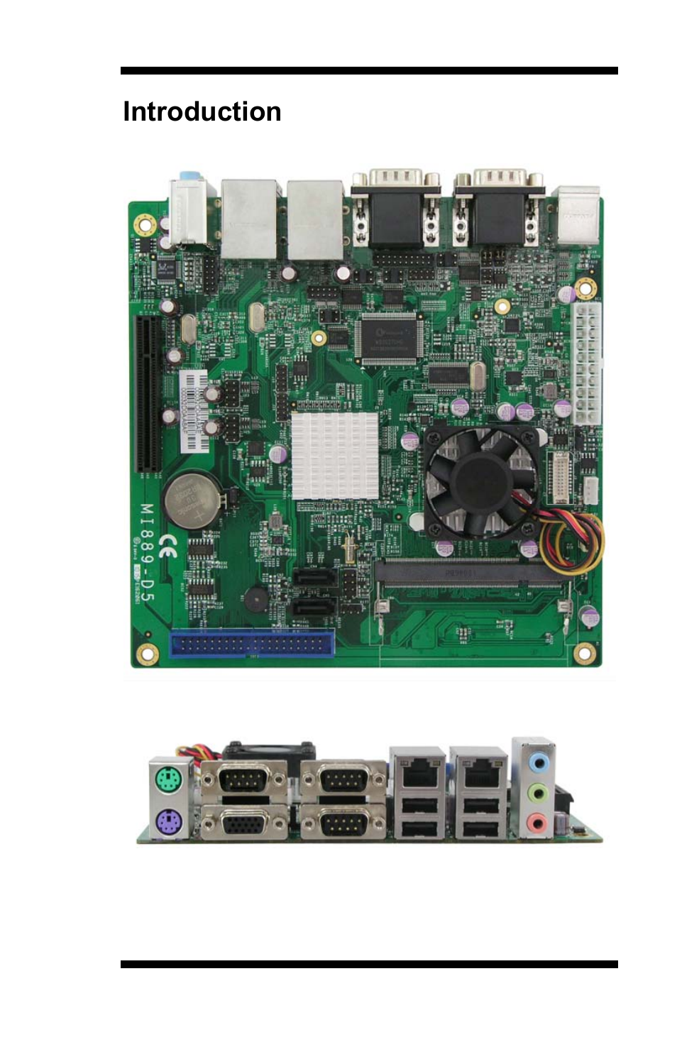 Introduction | IBASE MI889 User Manual | Page 5 / 66