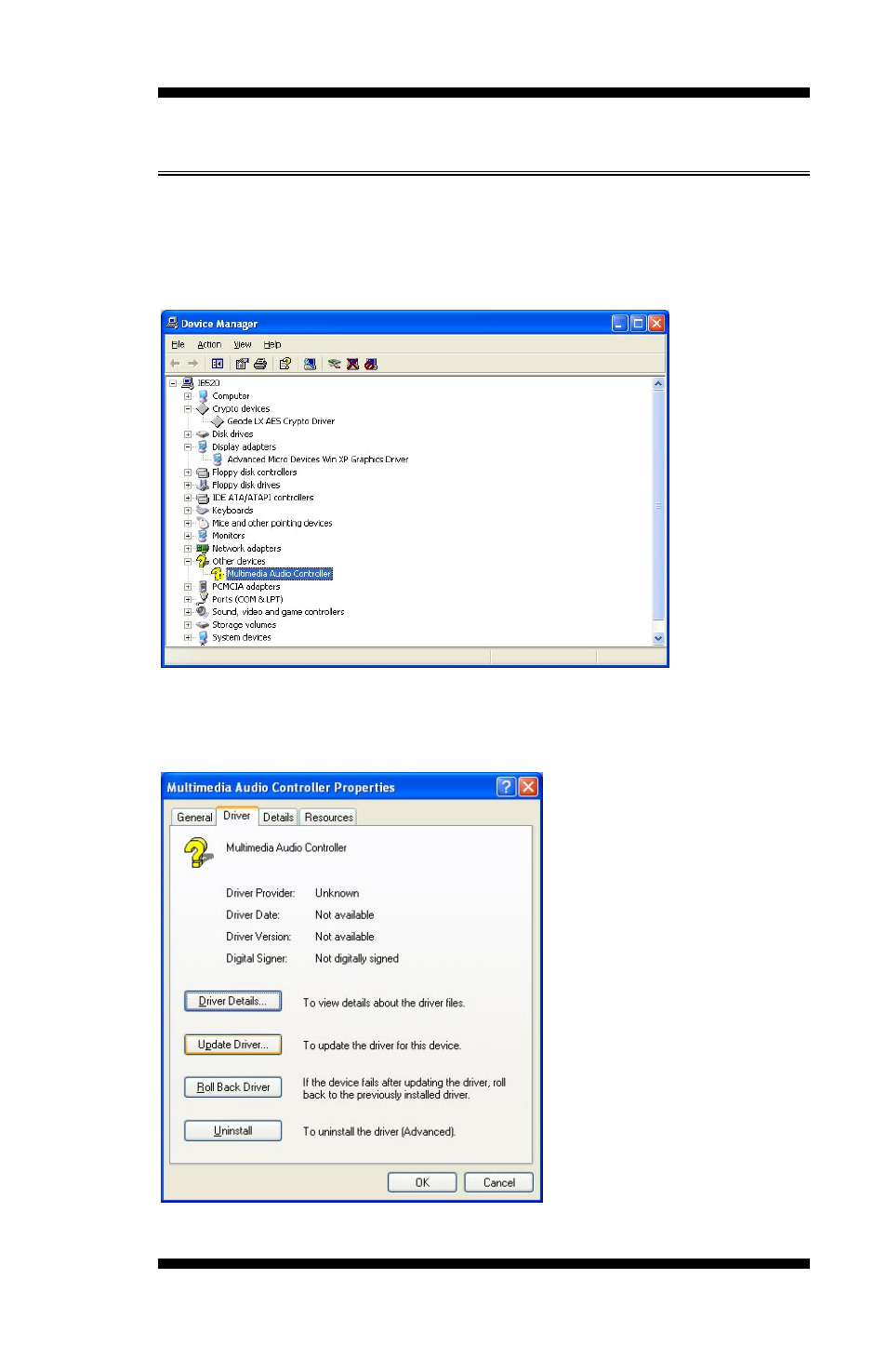 Audio driver installation | IBASE MB500 User Manual | Page 51 / 56