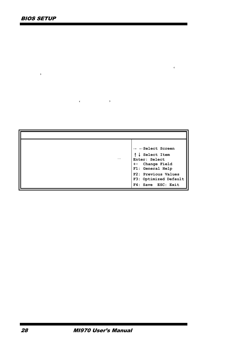 Acpi settings, S3 video repost enable or disable s3 video repost, Bios setup | Mi970 user’s manual | IBASE MI970 User Manual | Page 32 / 76