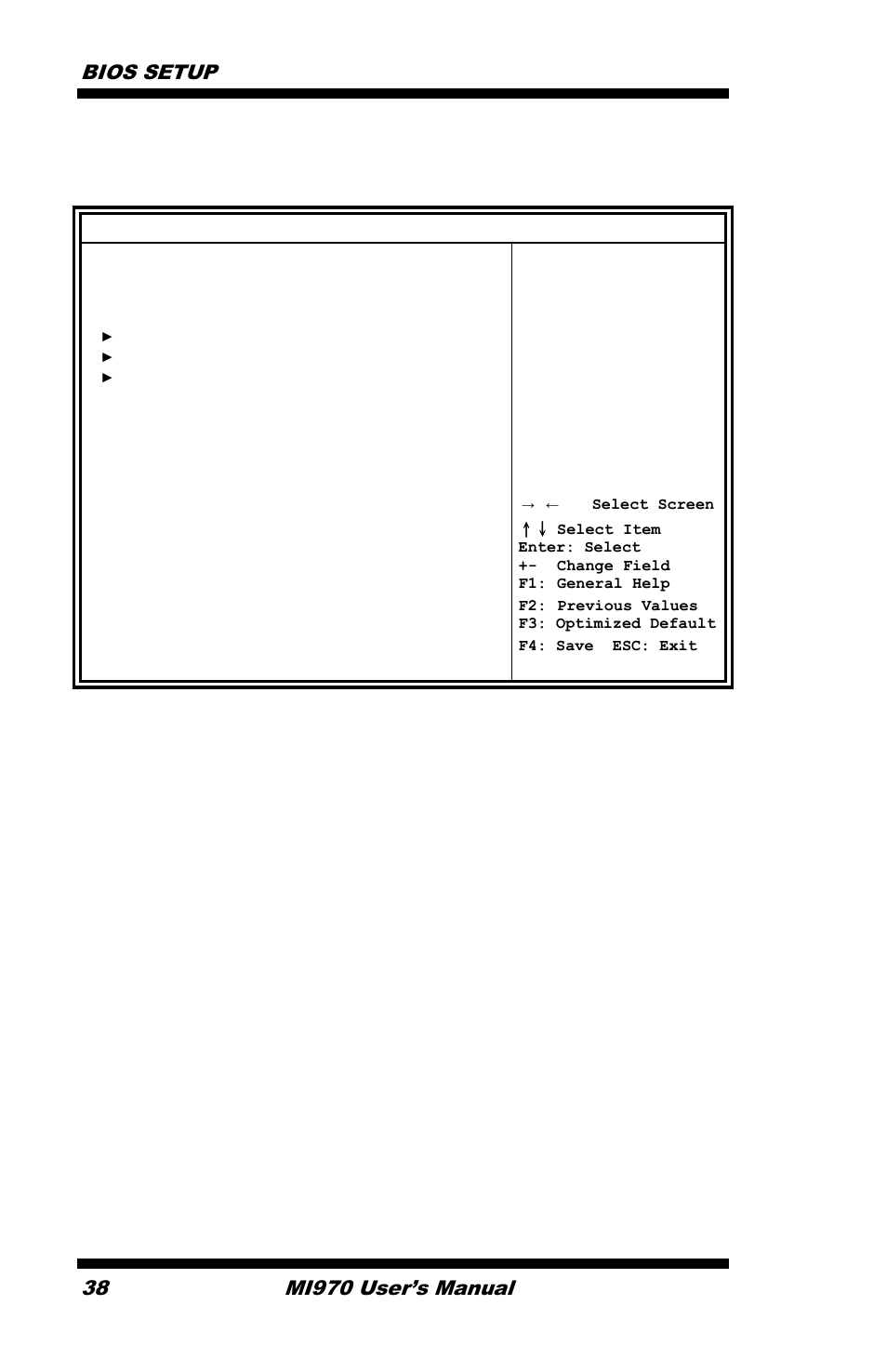 Pch lan controller enable or disable onboard nic, Bios setup, Mi970 user’s manual | IBASE MI970 User Manual | Page 42 / 76