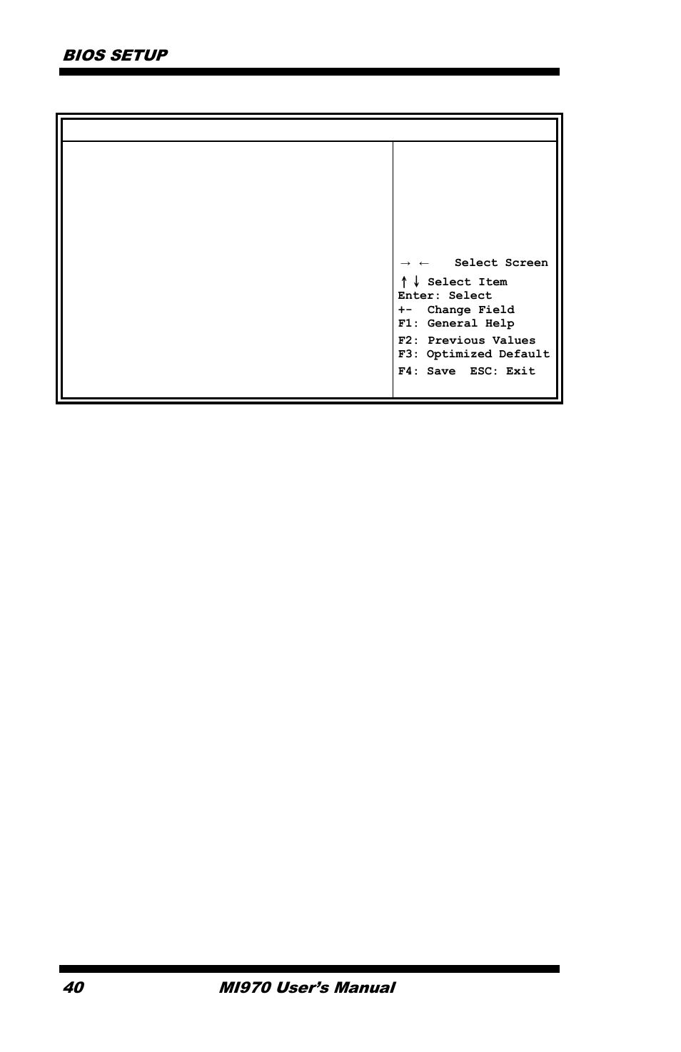 Usb configuration, Bios setup, Mi970 user’s manual | IBASE MI970 User Manual | Page 44 / 76