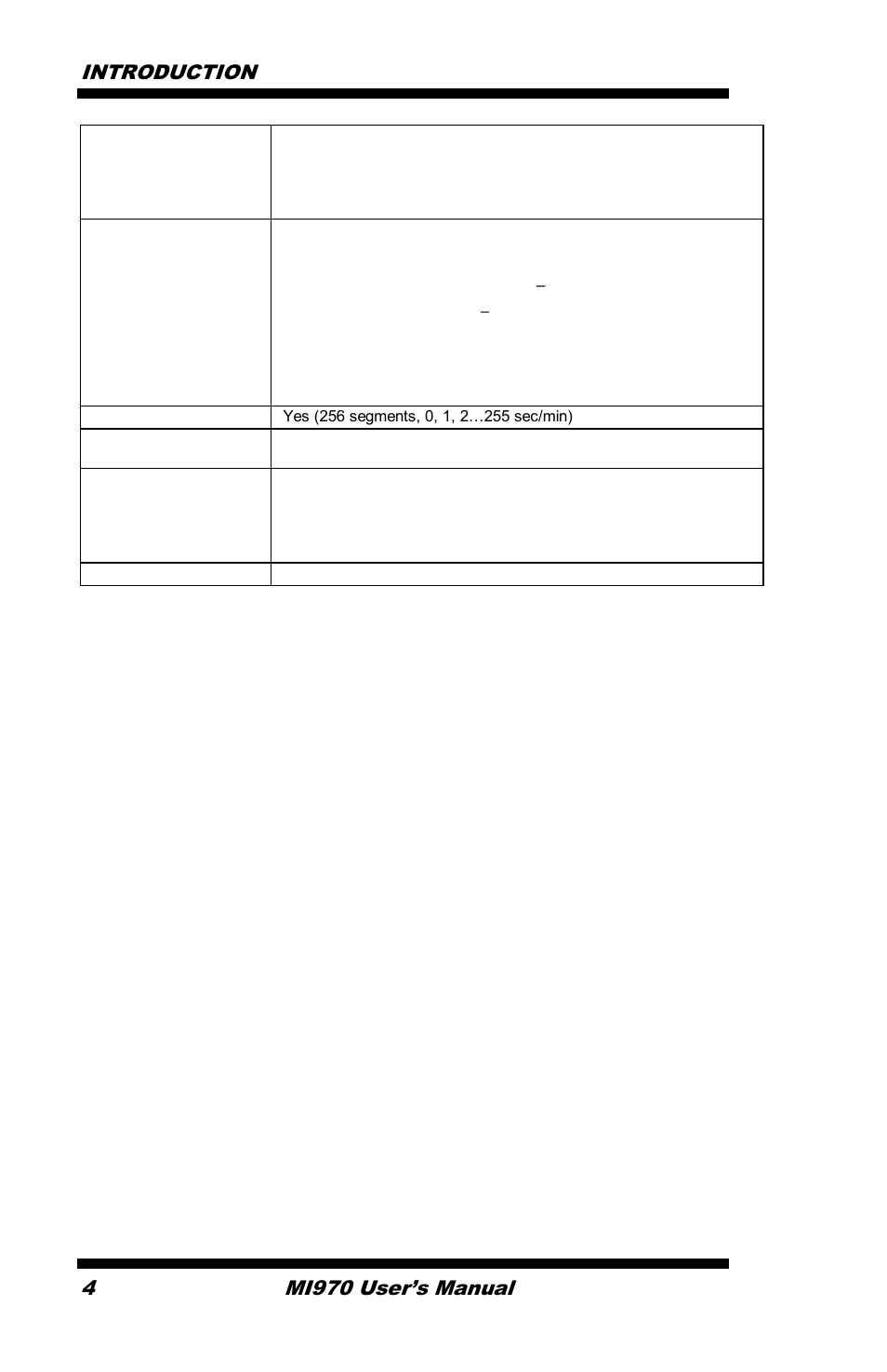 Introduction 4, Mi970 user’s manual | IBASE MI970 User Manual | Page 8 / 76