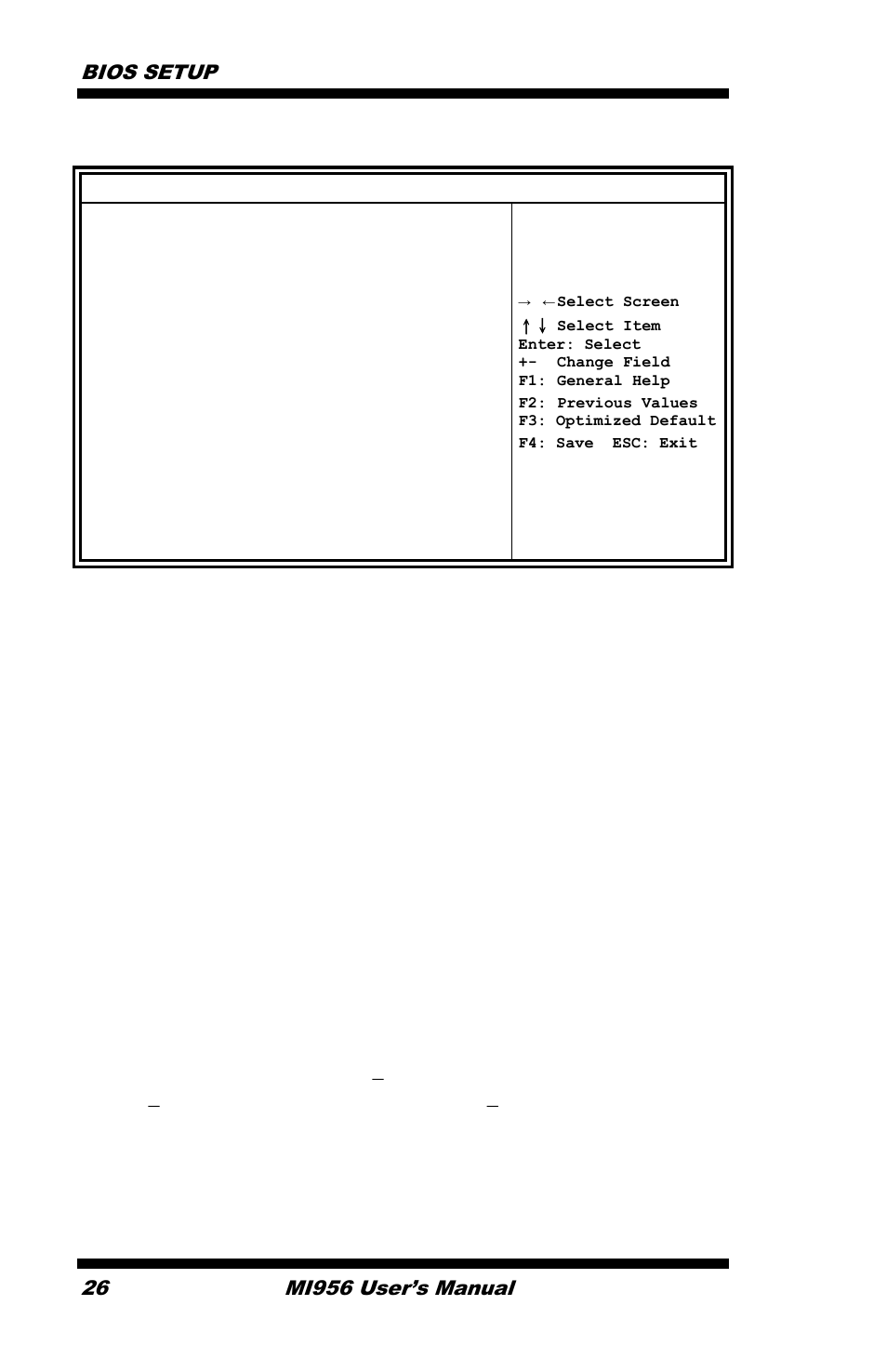 Pci express settings, Bios setup 26, Mi956 user’s manual | IBASE MI956 User Manual | Page 30 / 76