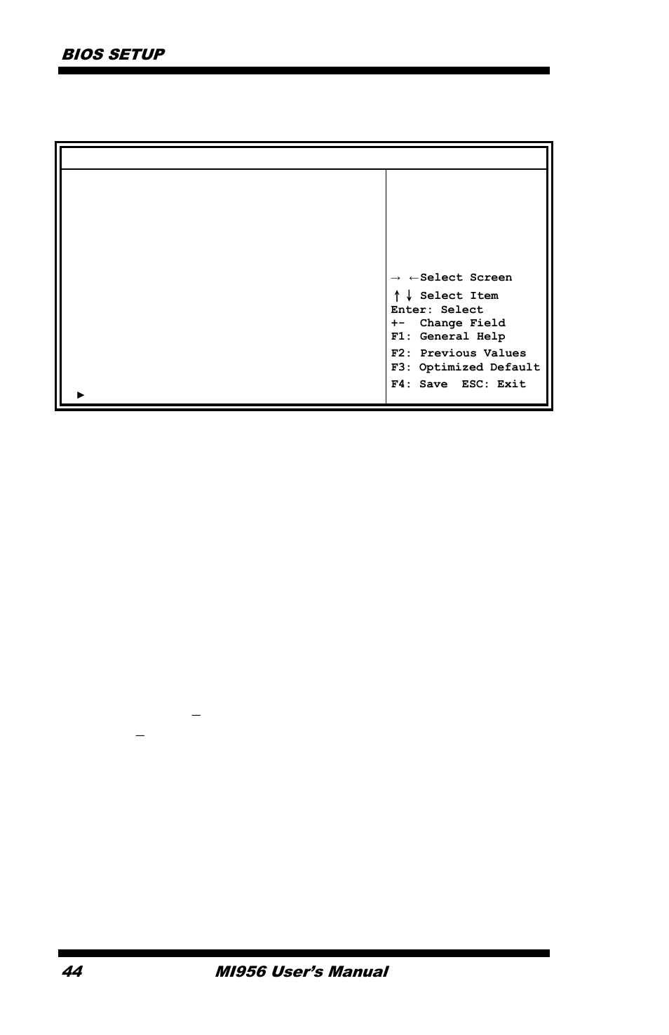 Boot settings, Quiet boot enables/disables quiet boot option, Fast boot | Option rom messages, Boot option priorities sets the system boot order, Bios setup 44, Mi956 user’s manual | IBASE MI956 User Manual | Page 48 / 76