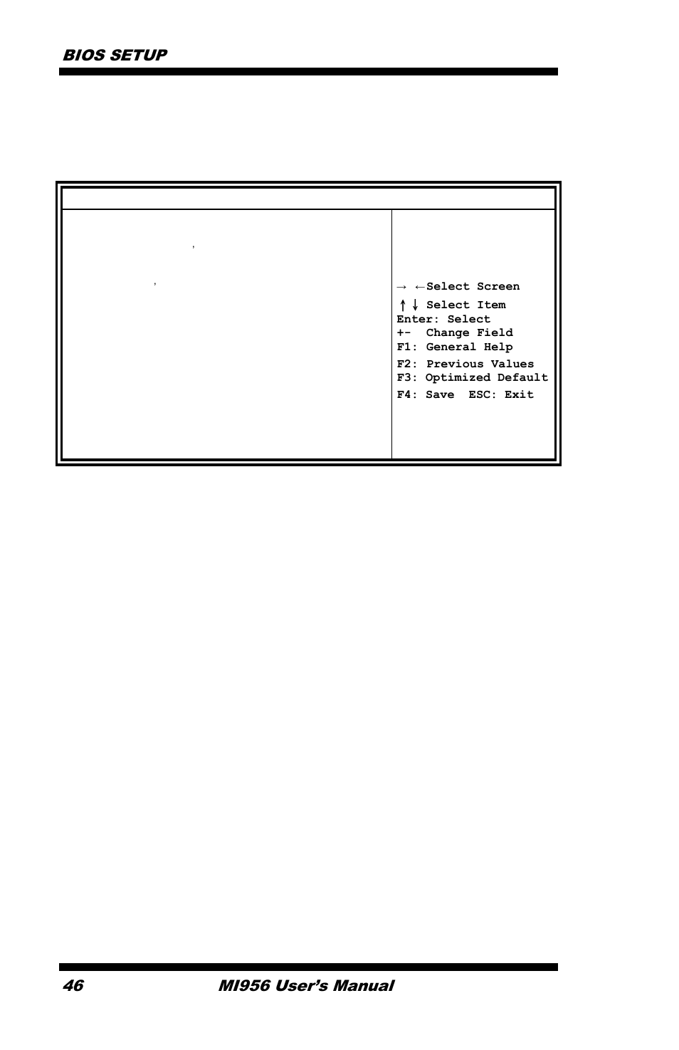 Security settings, User password set user password, Bios setup 46 | Mi956 user’s manual | IBASE MI956 User Manual | Page 50 / 76