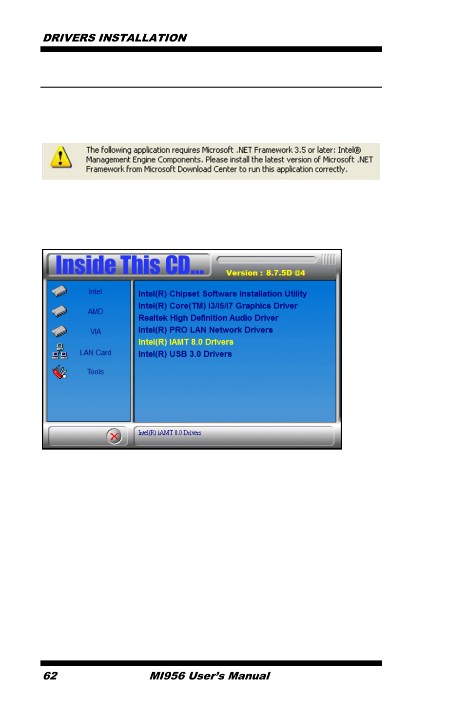 Intel® management engine interface | IBASE MI956 User Manual | Page 66 / 76