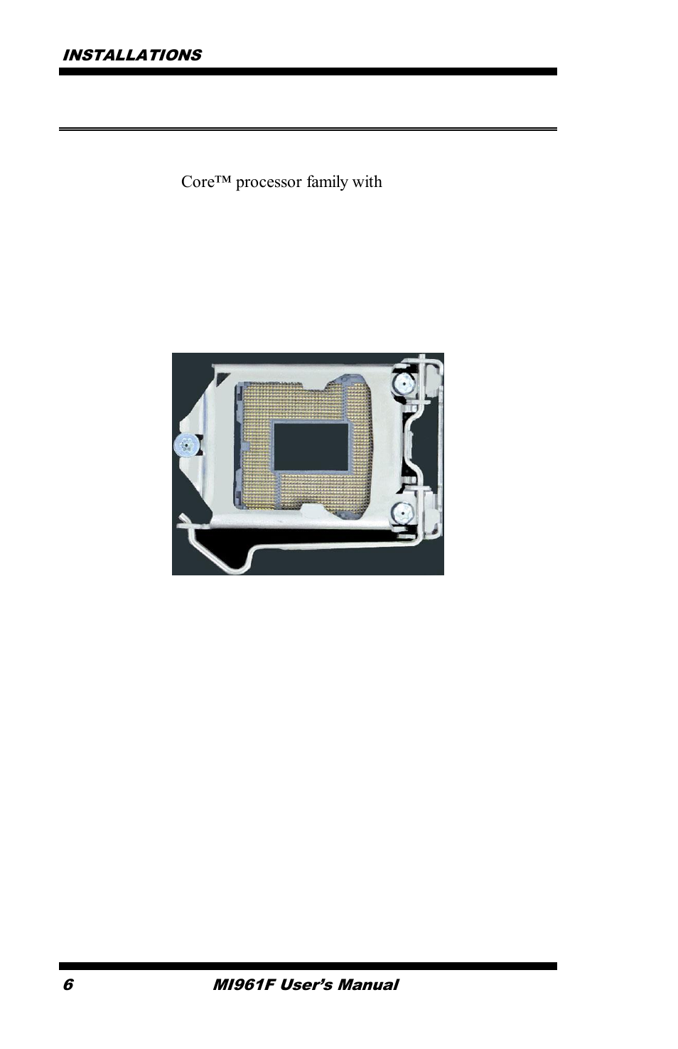 Installing the cpu | IBASE MI961 User Manual | Page 10 / 64