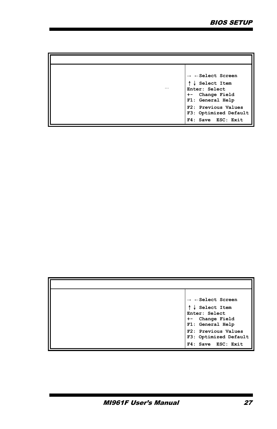 Acpi settings, S3 video repost enable or disable s3 video repost, Wake up event settings | IBASE MI961 User Manual | Page 31 / 64