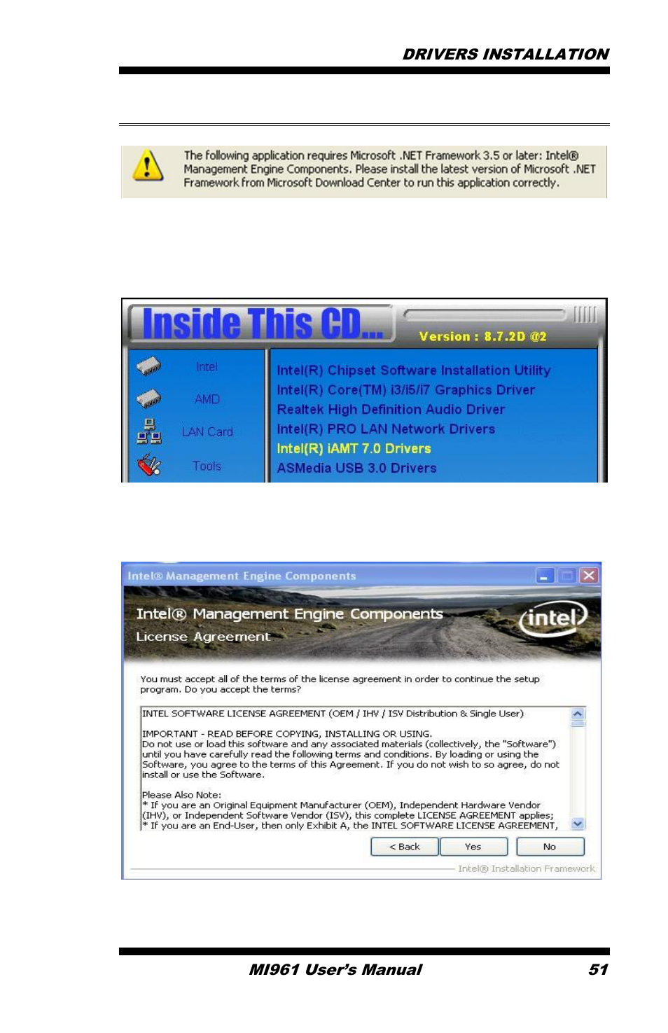Intel® management engine interface | IBASE MI961 User Manual | Page 55 / 64