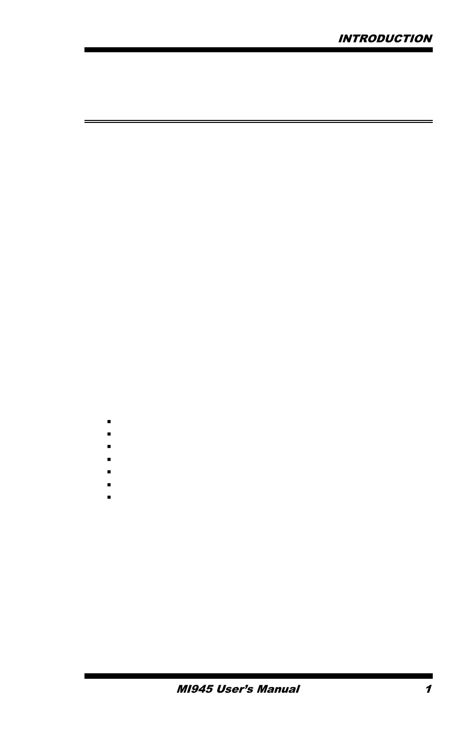 Introduction, Product description | IBASE MI945 User Manual | Page 5 / 64