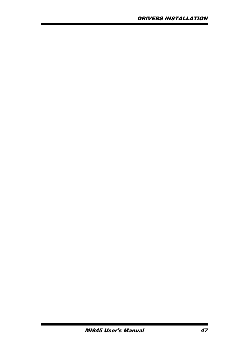Drivers installation | IBASE MI945 User Manual | Page 51 / 64