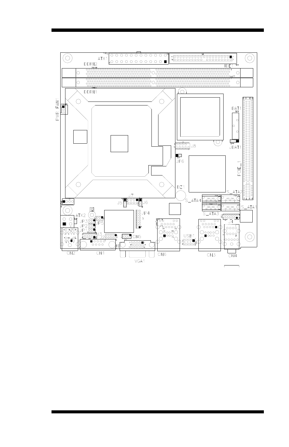 Jumper locations on mi900/mi900f | IBASE MI900 User Manual | Page 13 / 64