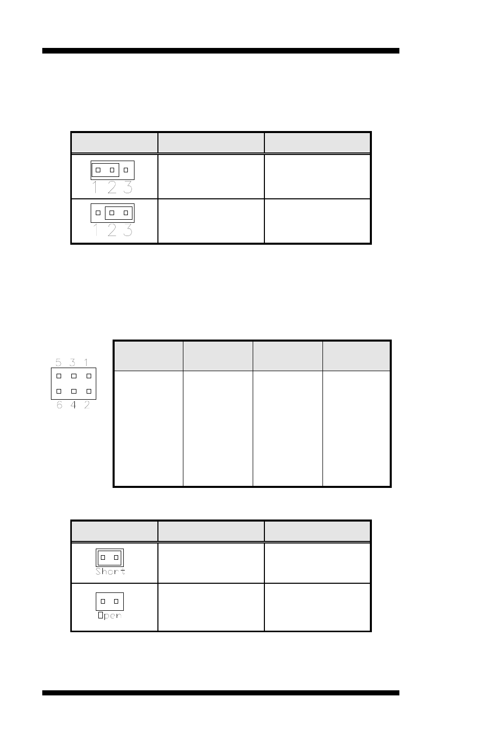 Jbat1: clear cmos contents, Jp1, jp2, jp3: rs232/422/485 (com2) selection, Jp6: processor setting | IBASE MI900 User Manual | Page 14 / 64