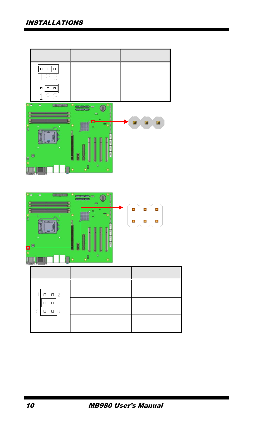 IBASE MB980 User Manual | Page 14 / 80