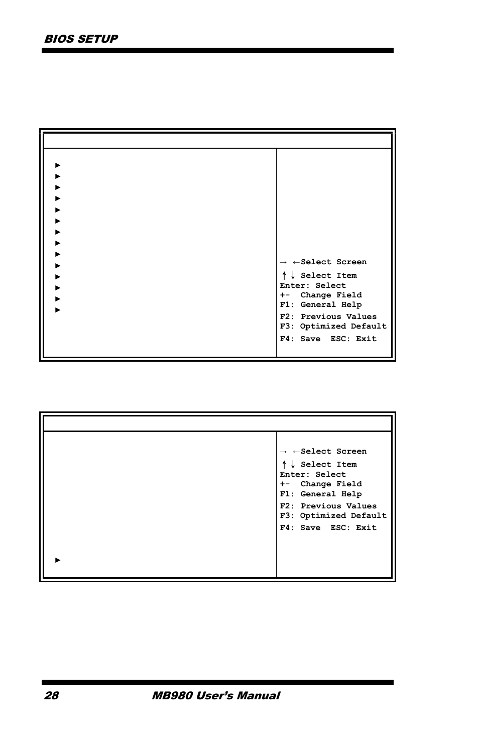 Advanced settings, Pci subsystem settings, Bios setup | Mb980 user’s manual, Advanced | IBASE MB980 User Manual | Page 32 / 80