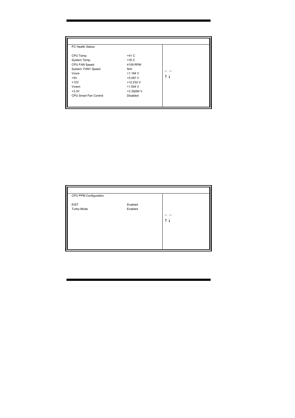 Cpu ppm configuration, Eist enable/disable intel speedstep, Bios setup | Mb960 user’s manual | IBASE MB960 User Manual | Page 38 / 65