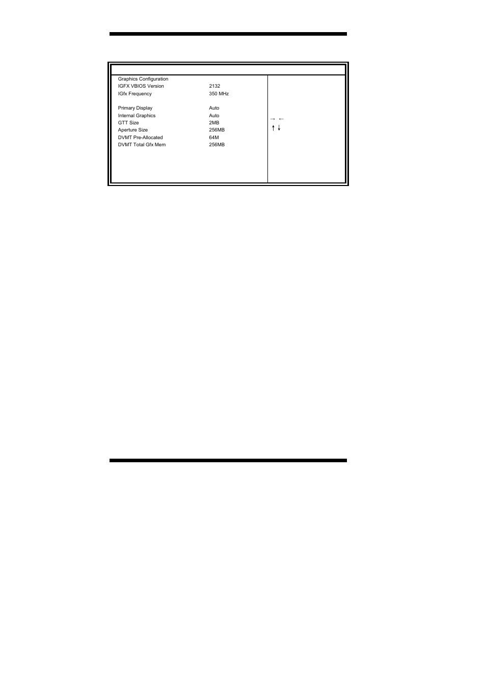 Graphics configuration, Bios setup, Mb960 user’s manual | IBASE MB960 User Manual | Page 44 / 65