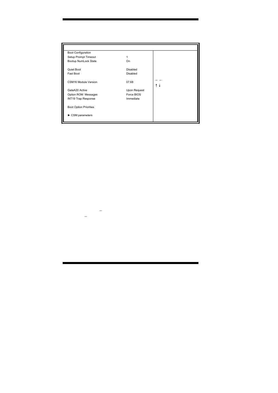 Boot settings, Quiet boot enables/disables quiet boot option, Bios setup | Mb960 user’s manual | IBASE MB960 User Manual | Page 46 / 65