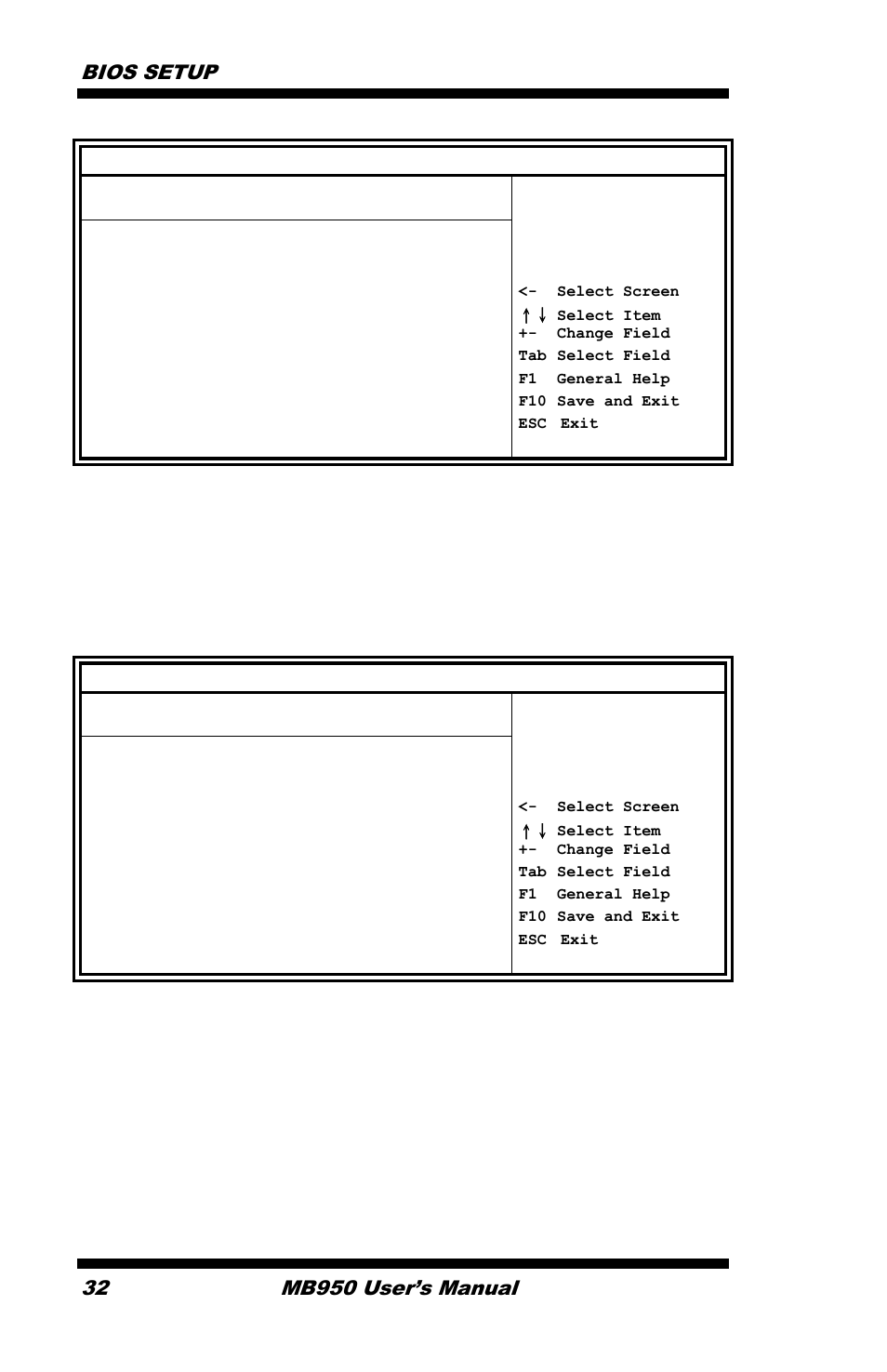 Bios setup, Mb950 user’s manual, Advanced | Mps configuration | IBASE MB950 User Manual | Page 36 / 65