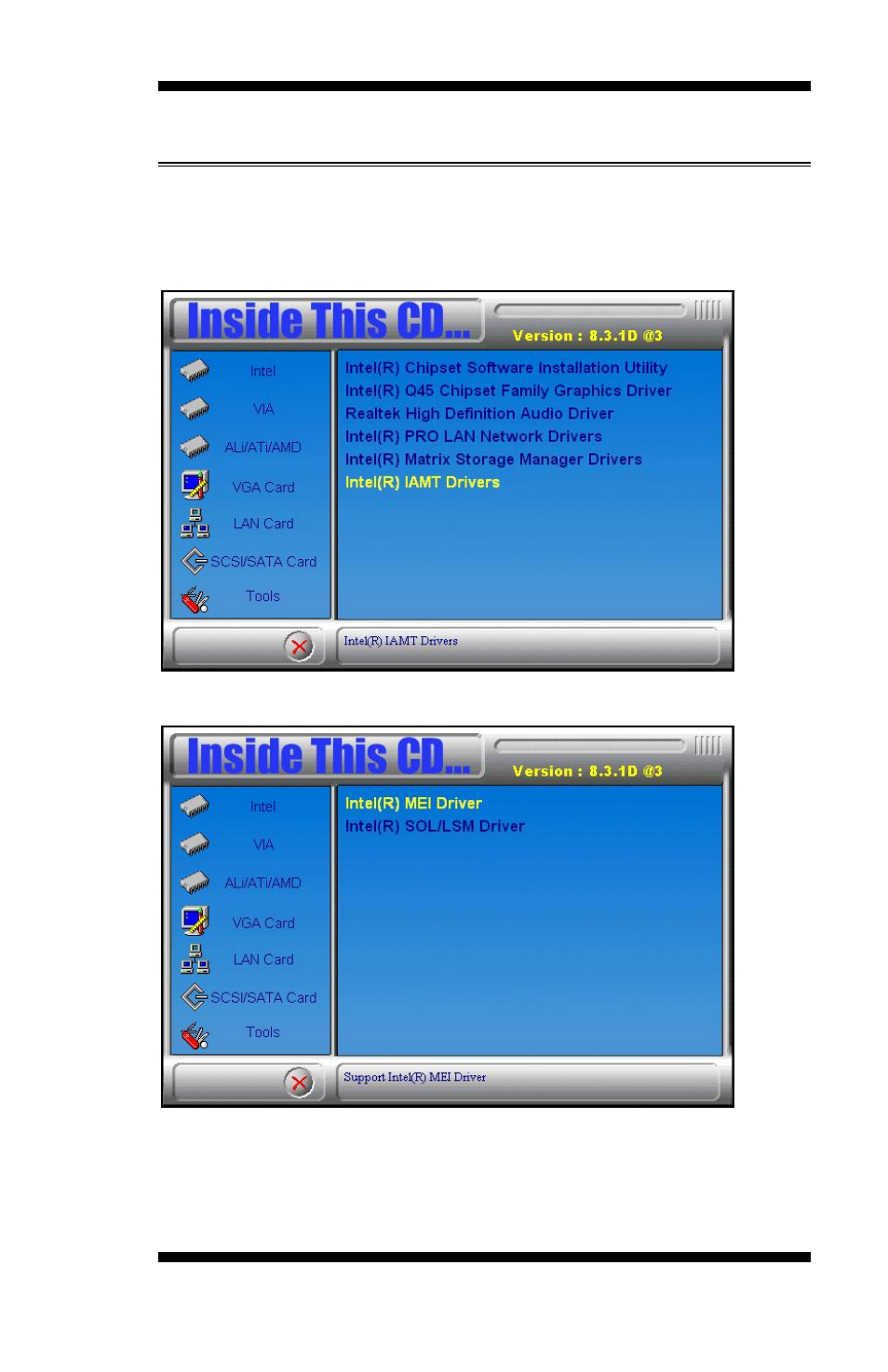 Intel management engine interface | IBASE MB945 User Manual | Page 65 / 77