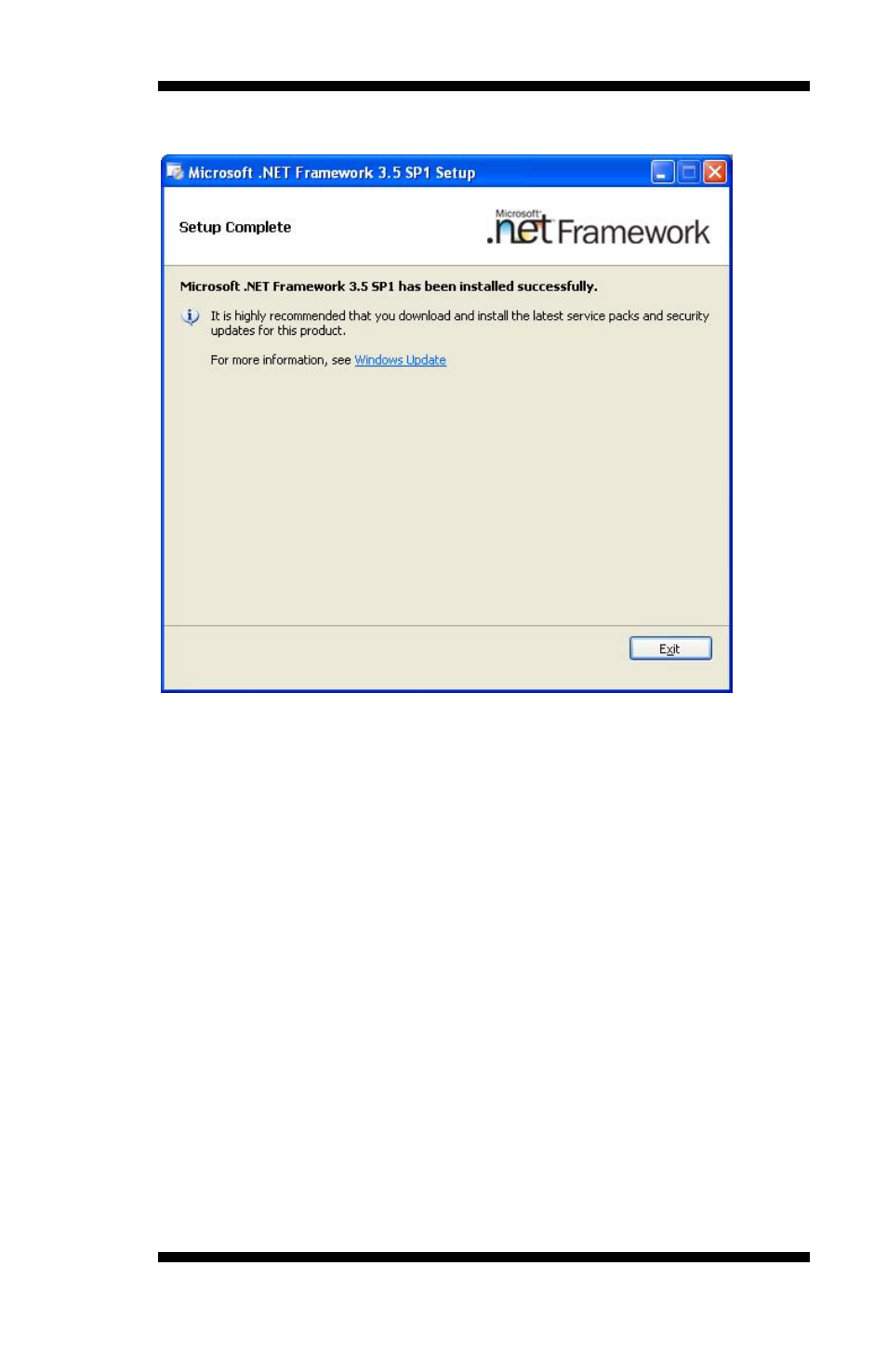After setup is complete, click exit | IBASE MB945 User Manual | Page 69 / 77