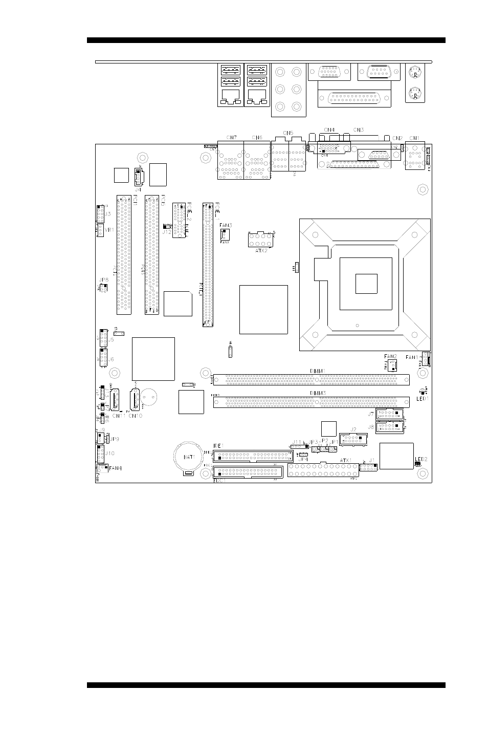 Jumper locations on mb900-r | IBASE MB900 User Manual | Page 13 / 64