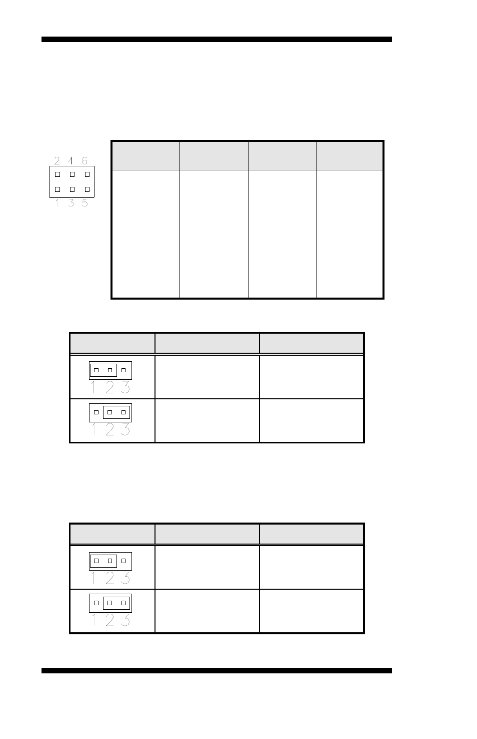 Jp1, jp2, jp3: rs232/422/485 (com2) selection, Jp4: ide dma mode setting, Jp6: clear cmos contents | IBASE MB900 User Manual | Page 14 / 64