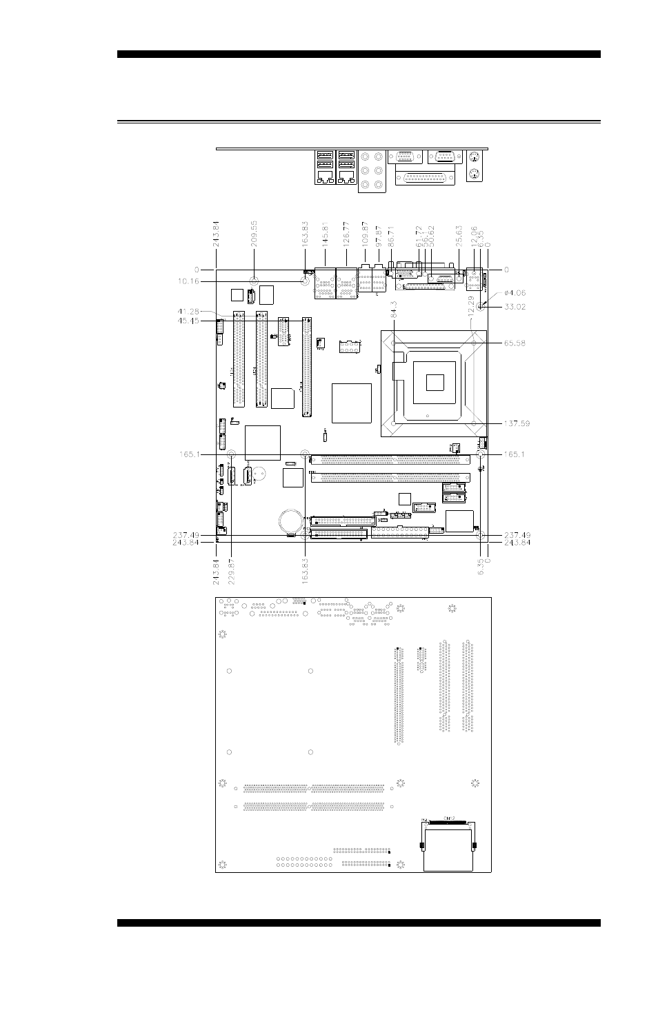 Board dimensions | IBASE MB900 User Manual | Page 7 / 64