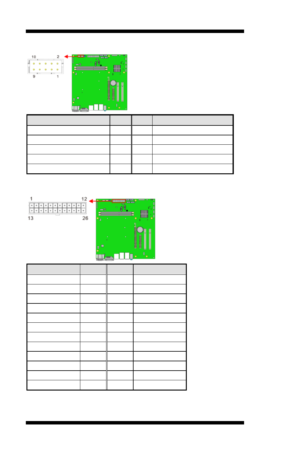 Signal name | IBASE MB961 User Manual | Page 28 / 78