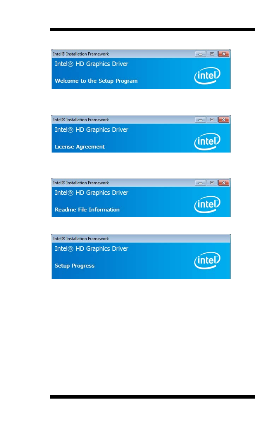 On setup progress screen, click next to continue | IBASE MB961 User Manual | Page 61 / 78