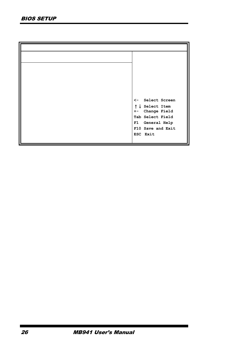 Bios setup 26, Mb941 user’s manual, Advanced | Configure advanced cpu settings | IBASE MB941 User Manual | Page 30 / 70