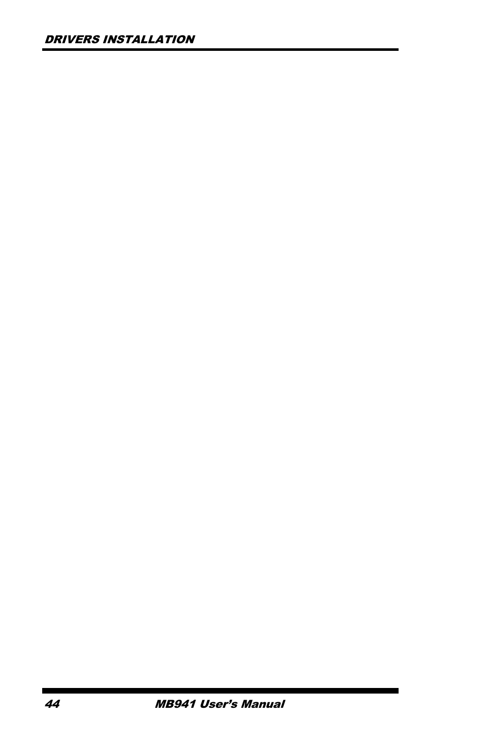 Drivers installation | IBASE MB941 User Manual | Page 48 / 70